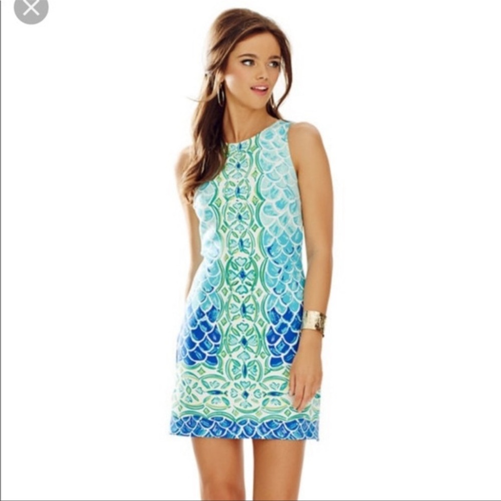 Lilly Pulitzer Blue Scales Perla Dress